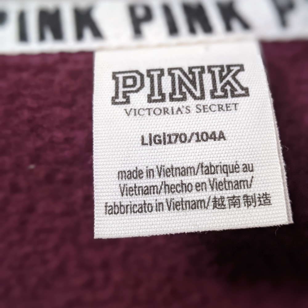 PINK Victoria's Secret Hoodie jacket.  Size large. - Picture 2 of 6